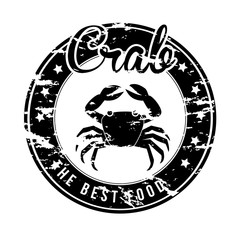 Poster - crab design