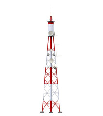 Wall Mural - Communication Tower with Antennas