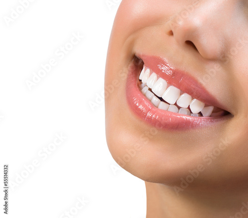 Naklejka dekoracyjna Healthy Smile. Teeth Whitening. Dental care Concept