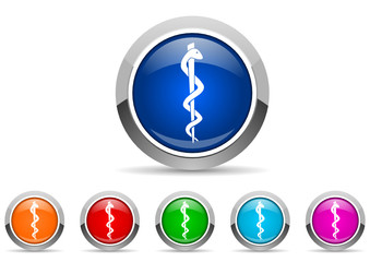 Poster - emergency icon set