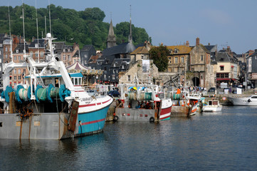 picturesque city of Honfleur in Normandie