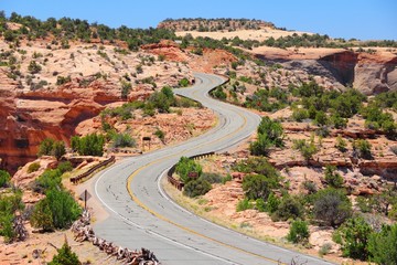 Road in Utah - Canyonlands National Park, USA