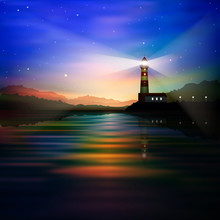 Abstract Background With Lighthouse