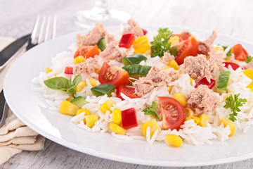 Sticker - rice salad