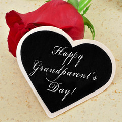 Canvas Print - happy grandparents day