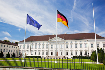 Schloss Bellevue. Presidential palace, Berlin, Germany