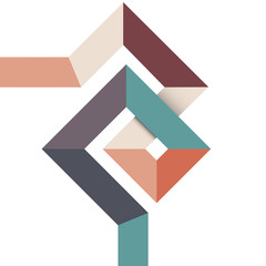 Poster - geometric abstract minimal design