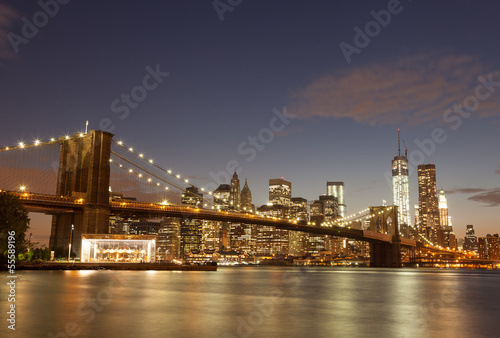 Fototapeta na wymiar Brooklyn Bridge New York City