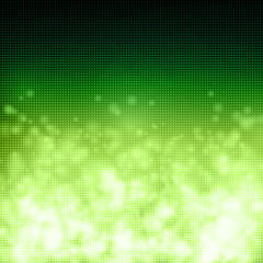 Fototapete - Bubbles on matrix background