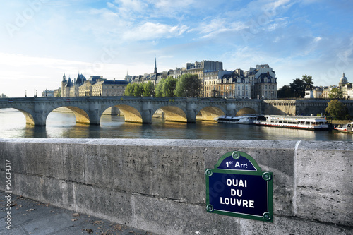 Nowoczesny obraz na płótnie Île de la Cité Pont Neuf