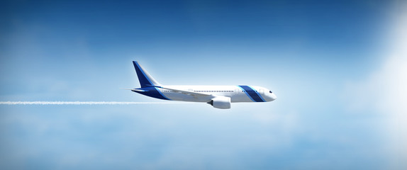 airplane flight widescreen