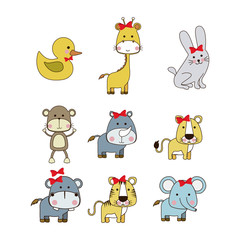 Sticker - animals icons