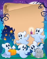 Wall Mural - Halloween parchment 8