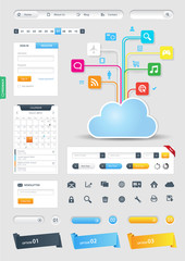 Wall Mural - website design pack