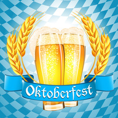 Wall Mural - Oktoberfest celebration design