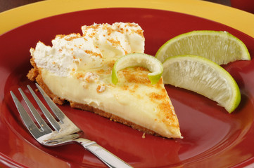 Poster - Key lime pie closeup