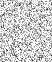 Wall Mural - Floral seamless pattern for your design