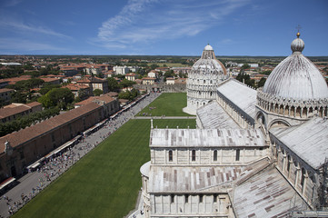 Fototapete - Square of Miracles in Pisa, Tuscany, Italy