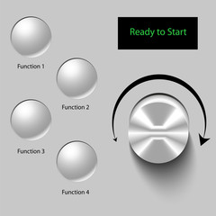 Steel buttons