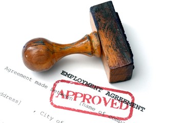 Sticker - Employment agreement - approved