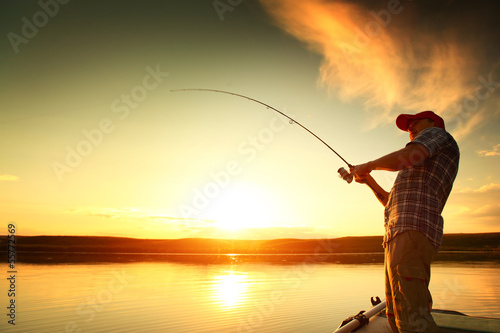 Foto-Banner - Fishing (von Dudarev Mikhail)