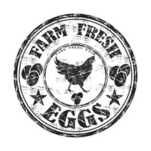 Farm Fresh Eggs Stamp