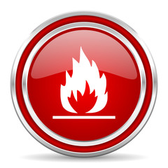 Fototapete - flames icon
