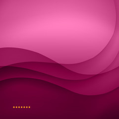 Poster - Purple smooth twist light lines vector background.