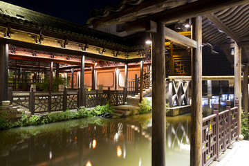 Wall Mural - Ancient water town of Wuzhen, China