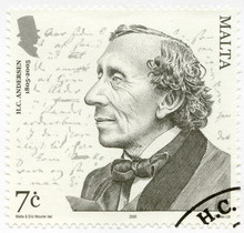 MALTA- 2005: Shows Hans Christian Andersen (1805–1875), Writer