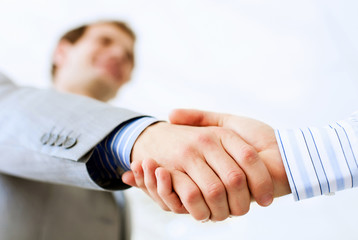 Business handshake