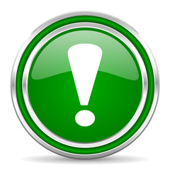 Fototapete - exclamation sign icon