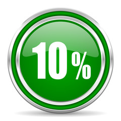 Aufkleber - 10 percent icon