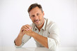 © goodluz - Portrait of handsome man, white background