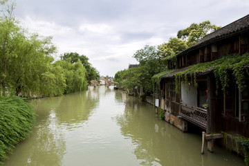 Sticker - Ancient water town of Wuzhen, China