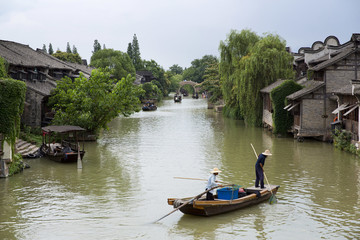 Sticker - Ancient water town of Wuzhen, China