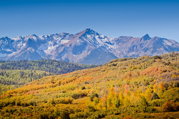 Fototapete - Dallas Divide in Autumn