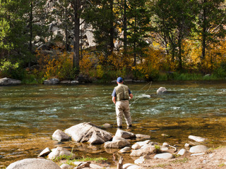 Poster - Fly Fisherman