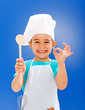 © Szasz-Fabian Jozsef - Cheerful little chef showing good taste