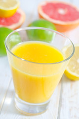 Poster - juice with fruit