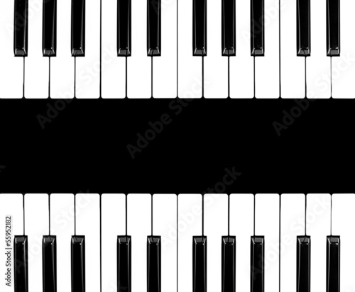 Naklejka na drzwi Piano Keys Background For Text