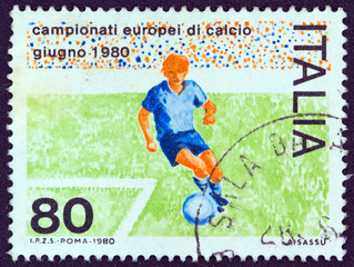 Sticker - Football player (Italy 1980)