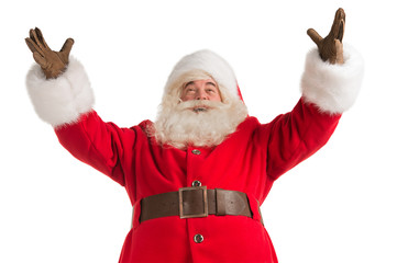 Portrait of happy Santa Claus