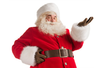 Portrait of happy Santa Claus