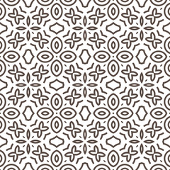 Poster - Seamless Retro Pattern Background