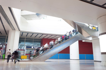 Wall Mural - escalator