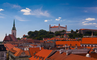 Old Castle in Bratislava on a Sunny Day