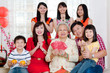 © szeyuen - Asian family celebrating chinese new year