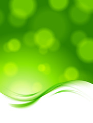 Poster - Abstract green background