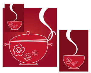 Wall Mural - soup tureen